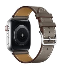 Apple Watch - Classic grey leather thumb 2