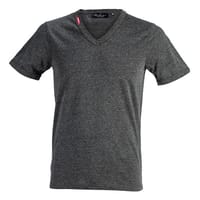 Basic DOS V Neck -  Drk Grey Melange thumb 1