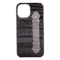 Black Croc Grey Side Finger case for 12 Pro thumb 4