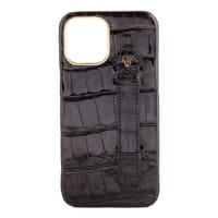 Black Croc Black Side Finger case for 12 Pro thumb 4