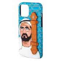 Sheikh Mohamed Bin Rashid Blu wt Brn Holder 12 Pro Max thumb 2
