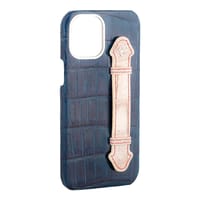 Navy Blue Croc Himalayan Side Finger case for 12 Pro thumb 2