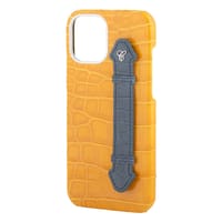 Yellow Croc Navy Side Finger case for 12 Pro Max thumb 3