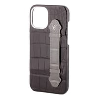 Black Croc Grey Side Finger case for 12 Pro thumb 2