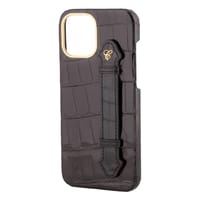 Black Croc Black Side Finger case for 12 Pro thumb 3