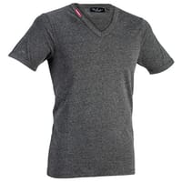 Basic DOS V Neck -  Drk Grey Melange thumb 3