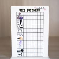 Acrylic Size Guide A4 – Wardrobe Organizer thumb 1