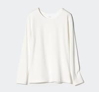 UNIQLO WOMEN ULTRA WARM THERMAL SHIRT “OFF WHITE” thumb 1