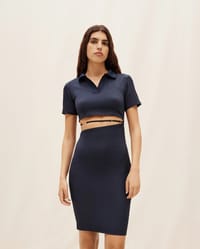 NIKE X JACQUEMUS POLO DRESS "NAVY" thumb 1