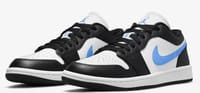 JORDAN 1 LOW "BLACK UNIVERSITY BLUE" thumb 1