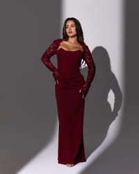 Latifa burgundy thumb 1