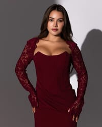 Latifa burgundy thumb 5