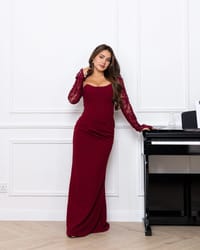 Latifa burgundy thumb 7