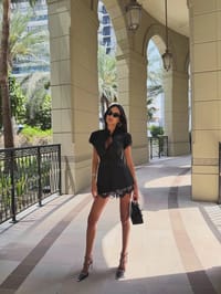 Dress with shorts Black thumb 4