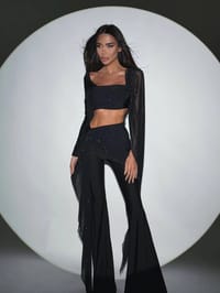 Pants with shine thumb 1