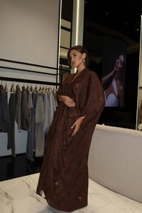 Abaya new Brown thumb 2