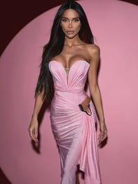 Pink Corset and Skirt thumb 2