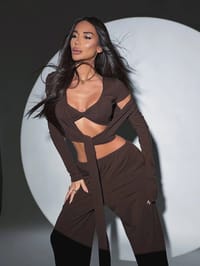 Brown three piece Suit thumb 3