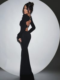 Dress with a Pin Black thumb 1