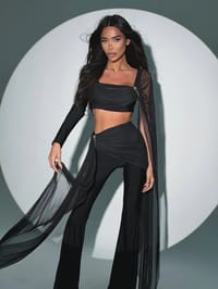 Pants with a Pin Black thumb 2