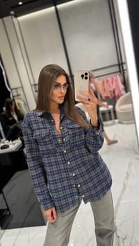 Shirt Checkered Blue thumb 2