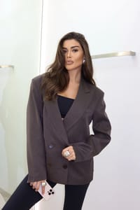 Jacket Oversize Brown thumb 1