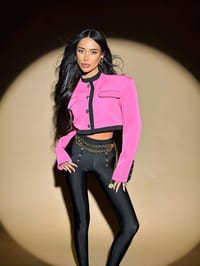 Jacket short pink thumb 2