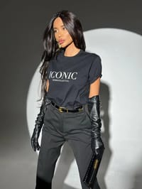 T-shirt iconic Black thumb 3