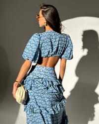 Dress Maxi Blue thumb 3