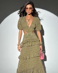 Dress Maxi Khaki thumb 1