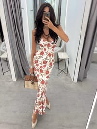 Dress with Rose White thumb 1