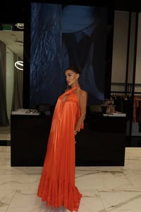 Dress Plain Orange thumb 1