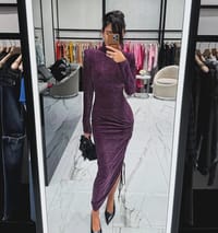 Dress Long Purple thumb 1