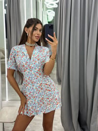 Dress Peasant Light Blue thumb 1