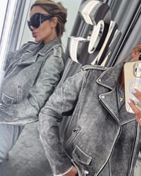 Leather Jacket Grey thumb 2