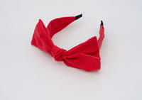 Double ribbon hairband RED thumb 2