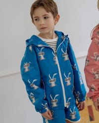 Rabbit Windbreaker Jumper - Blue thumb 1