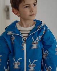 Rabbit Windbreaker Jumper - Blue thumb 2