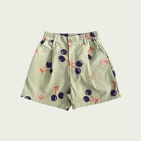 CHERRY ALL OVER WOVEN BERMUDA SHORT thumb 2