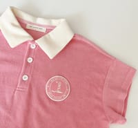 Terry collar T-shirts PINK thumb 2
