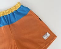 Terry block pants ORANGE thumb 2