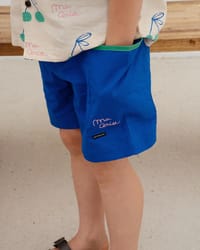 Linen pocket pants BLUE thumb 1