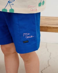 Linen pocket pants BLUE thumb 2