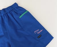 Linen pocket pants BLUE thumb 3