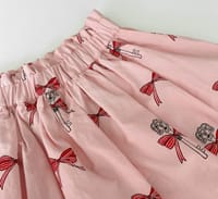 Ribbon key skirt pants PINK thumb 3