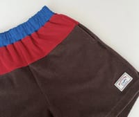 Terry block pants Brown thumb 2