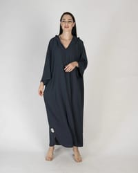Dark Grey - Hoodie Dress thumb 1