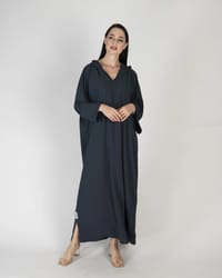 Dark Grey - Hoodie Dress thumb 2