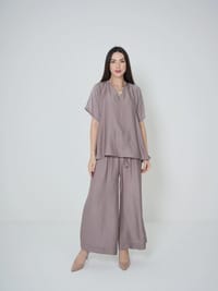 Sandy Brown - Under Abaya Pants set thumb 1