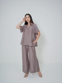Sandy Brown - Under Abaya Pants set thumb 3